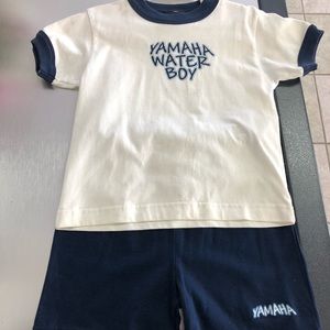 Yamaha Kids Shirt/Shorts Set - Size 4